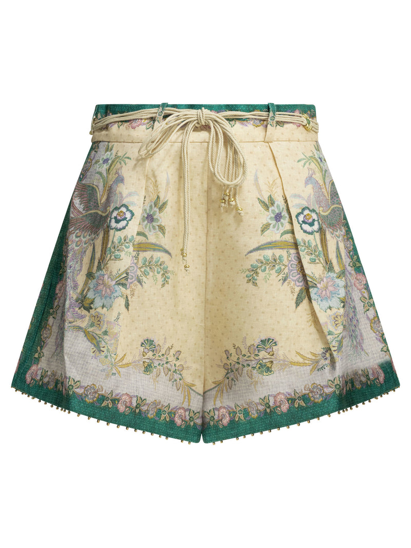 Zimmermann Zimmermann Indra Tuck Short Mujer Azul Claro - World Class Fashion