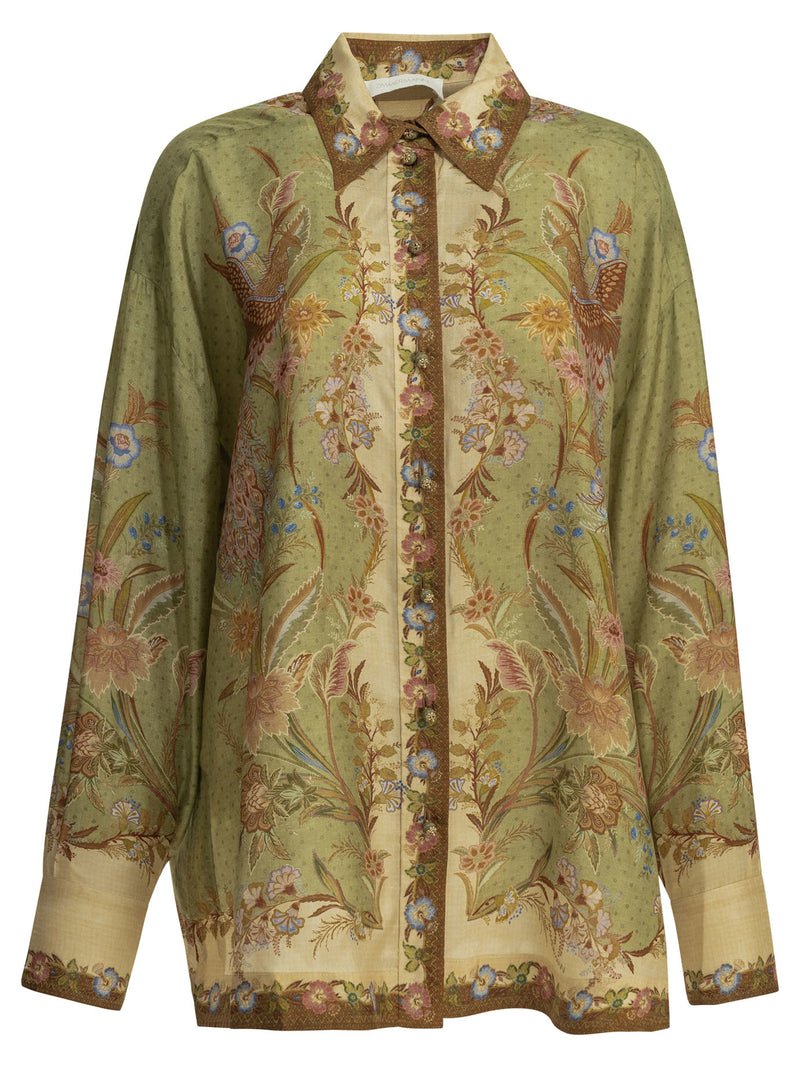 Zimmermann Zimmermann Indra Casual Shirt Green Women - World Class Fashion