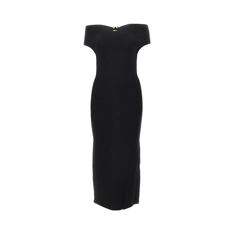 Alberta Ferretti Alberta Ferretti Knitted Midi Dress Black Women - World Class Fashion