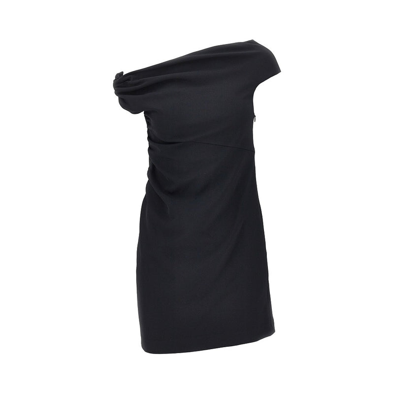 Pinko Pinko Stretch Crêpe Short Dress Black Women - World Class Fashion
