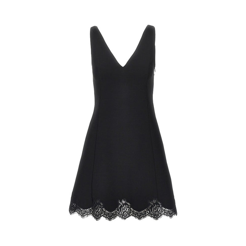 Valentino Valentino Crepe Couture Mini Dress Black Women - World Class Fashion