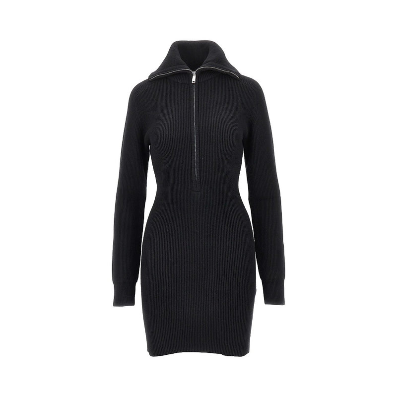 Anine Bing Anine Bing June Knitted Mini Dress Black - World Class Fashion