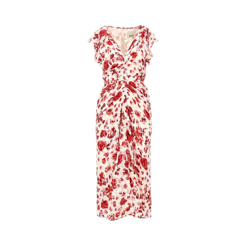 Isabel Marant Isabel Marant Lyndsay Midi Dress Multicolor - World Class Fashion