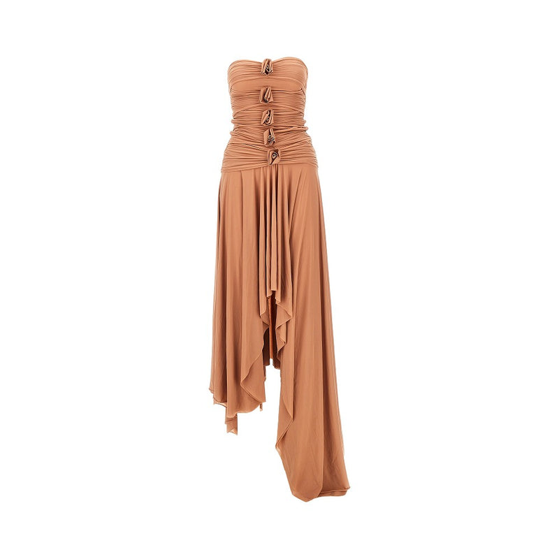 Maygel Coronel Maygel Coronel Andi Long Dress Pink - World Class Fashion