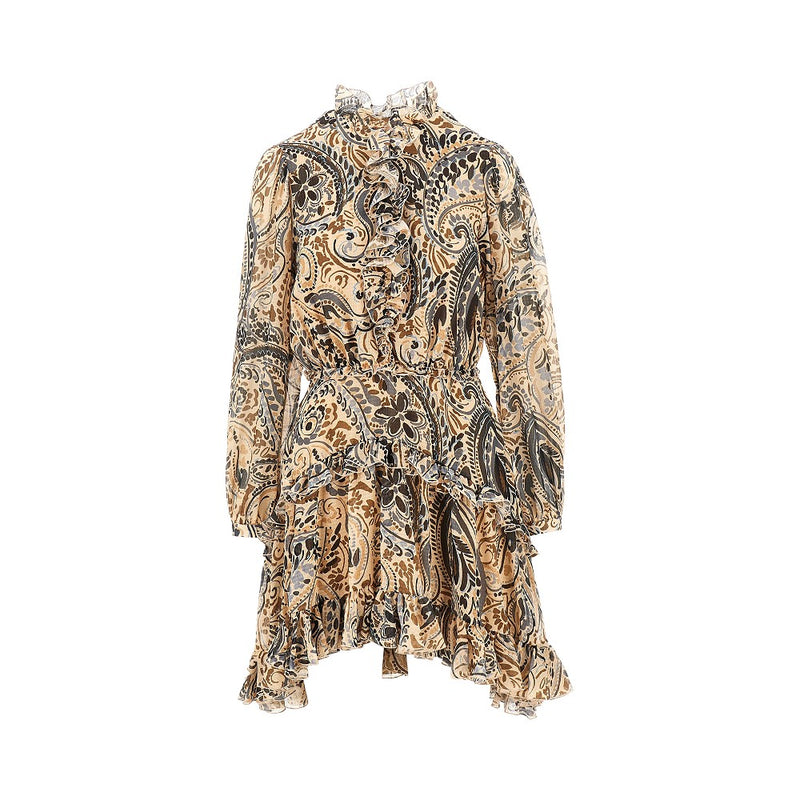 Etro Etro Floral Paisley Print Short Dress Multicolor - World Class Fashion