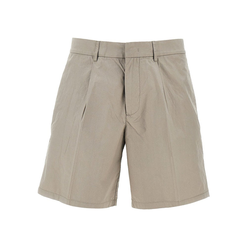 Emporio Armani Emporio Armani Pima Cotton Shorts Khaki Men - World Class Fashion
