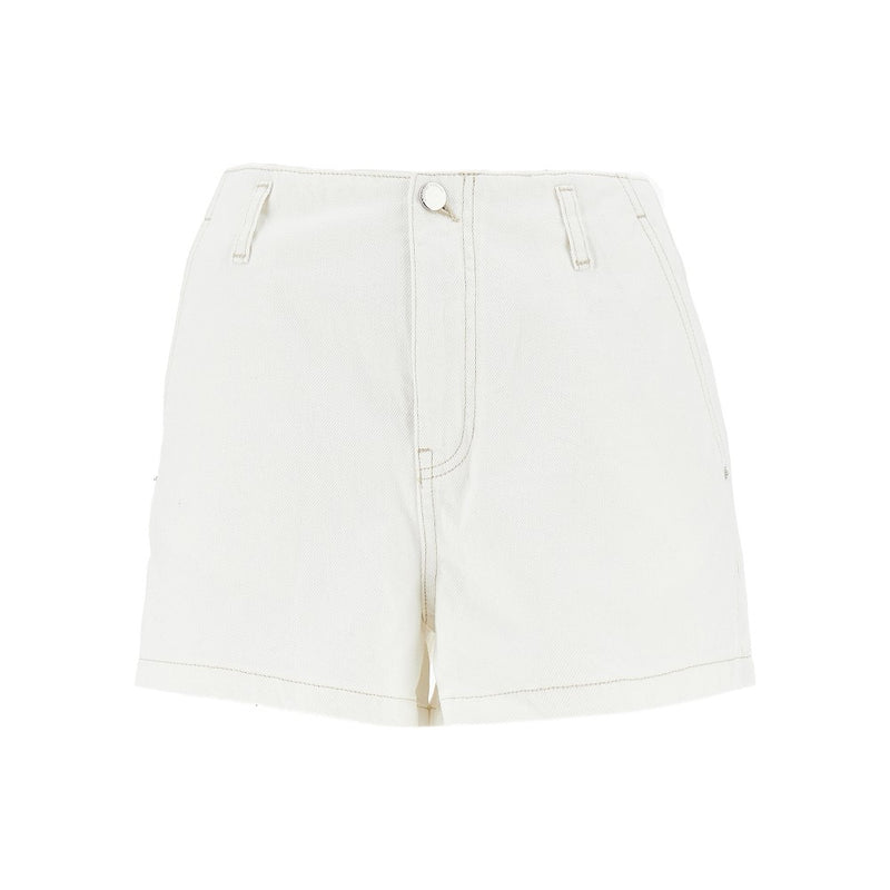 Emporio Armani Emporio Armani J1I Drill Shorts White Women - World Class Fashion