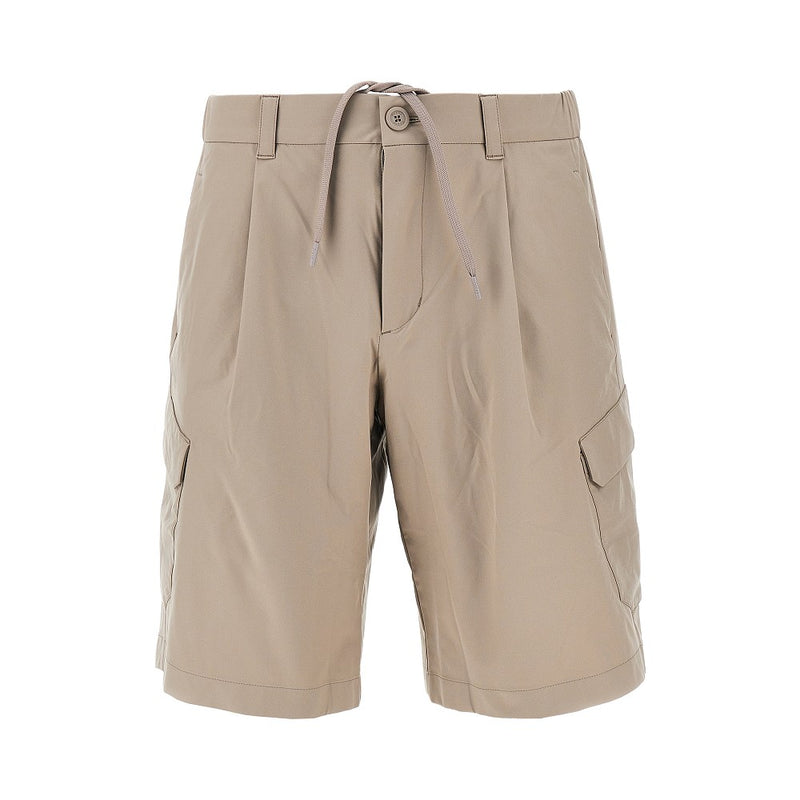 Herno Herno Nylon Dive Cargo Shorts Beige Men - World Class Fashion