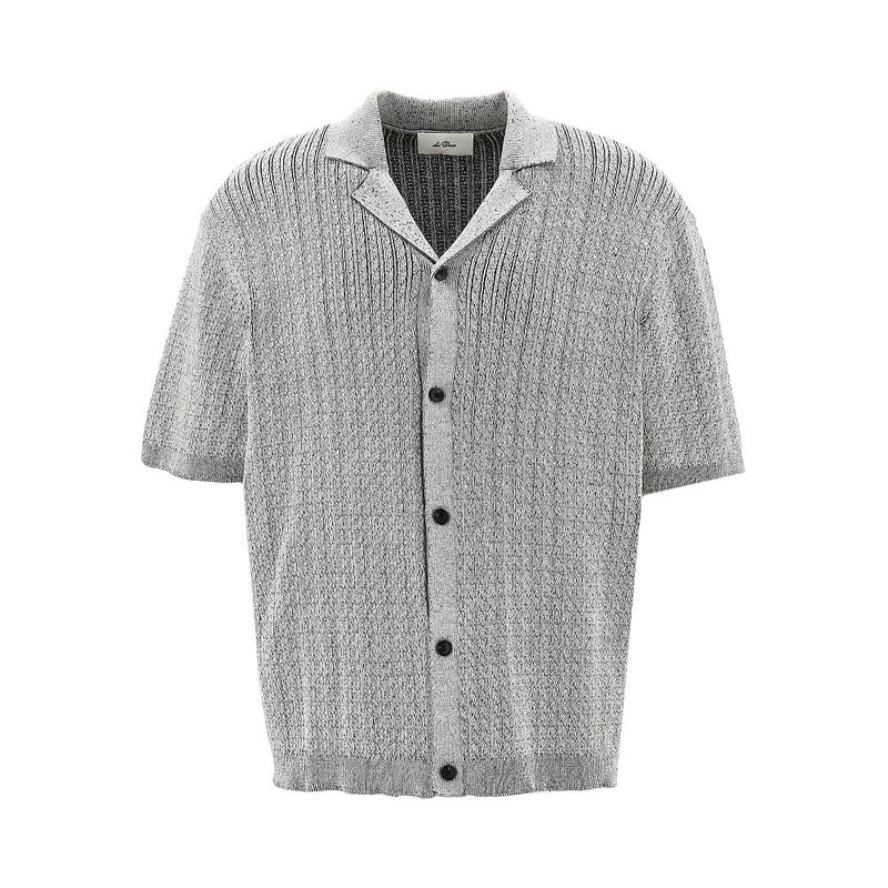 Les Deux Les Deux Evan Knitted Shirt Grey - World Class Fashion