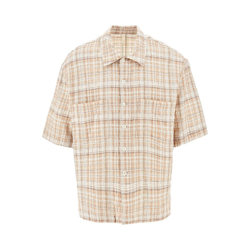 Sunflower Sunflower Adam Shirt Check Motif Brown - World Class Fashion