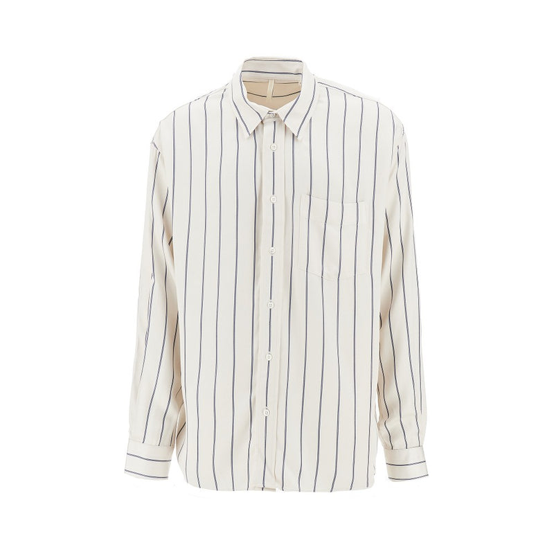 Sunflower Sunflower 'New Base' Viscose Shirt White - World Class Fashion