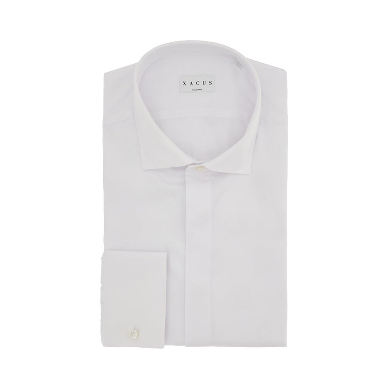 Xacus Xacus Supercotone Tailor Fit Shirt White - World Class Fashion
