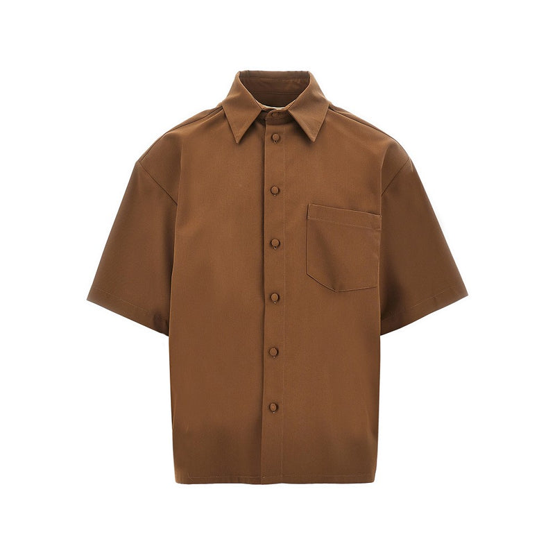 C.9.3 C.9.3 Viscose-blend Boxy Fit Shirt - World Class Fashion