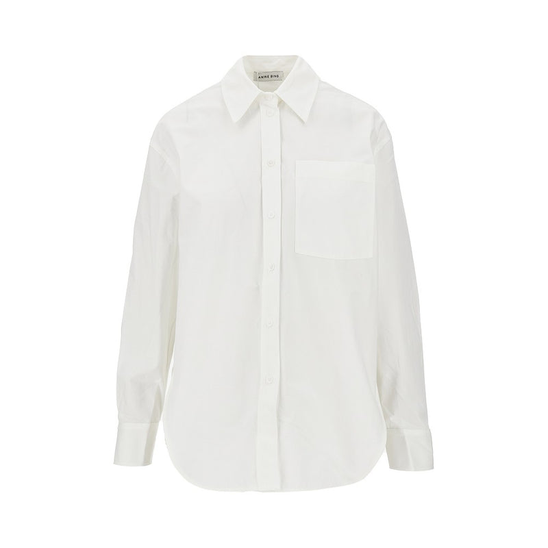 Anine Bing Anine Bing Scott Relaxed Fit Shirt White - World Class Fashion