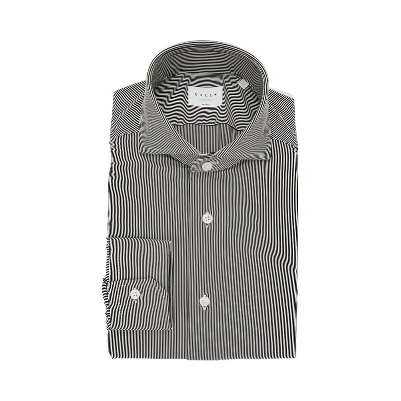 Xacus Xacus Tailor Fit 'Active' Shirt Black Men - World Class Fashion