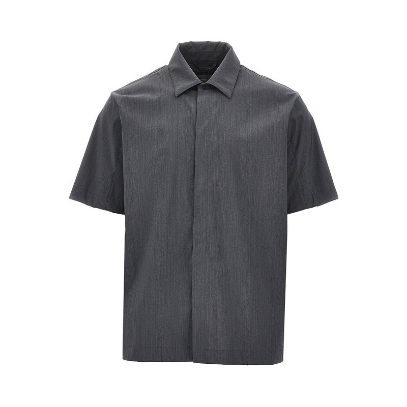 Herno Herno Wool Touch Shirt Grey Men - World Class Fashion