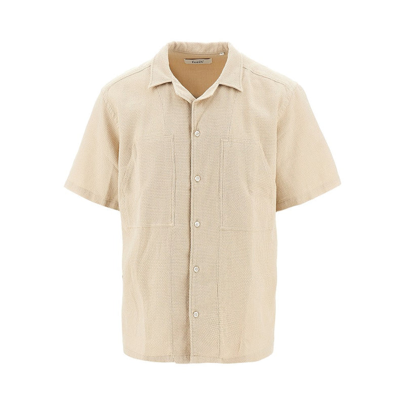Foret Foret Lagoon Cotton Shirt Beige Men - World Class Fashion