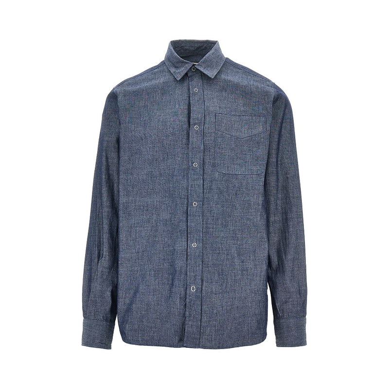 Foret Foret Maple Chambray Denim Shirt Blue - World Class Fashion