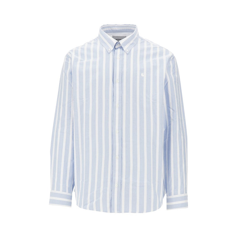 Carhartt WIP Carhartt WIP Deven Oxford Cotton Shirt Blue - World Class Fashion