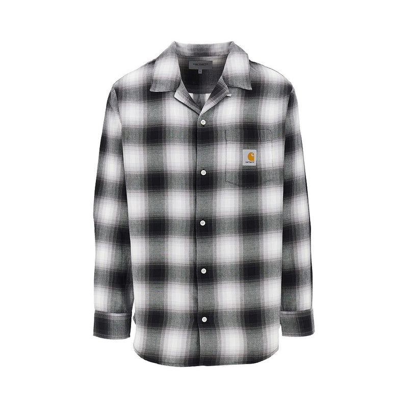Carhartt WIP Carhartt WIP Tyers Check Cotton Shirt Black - World Class Fashion