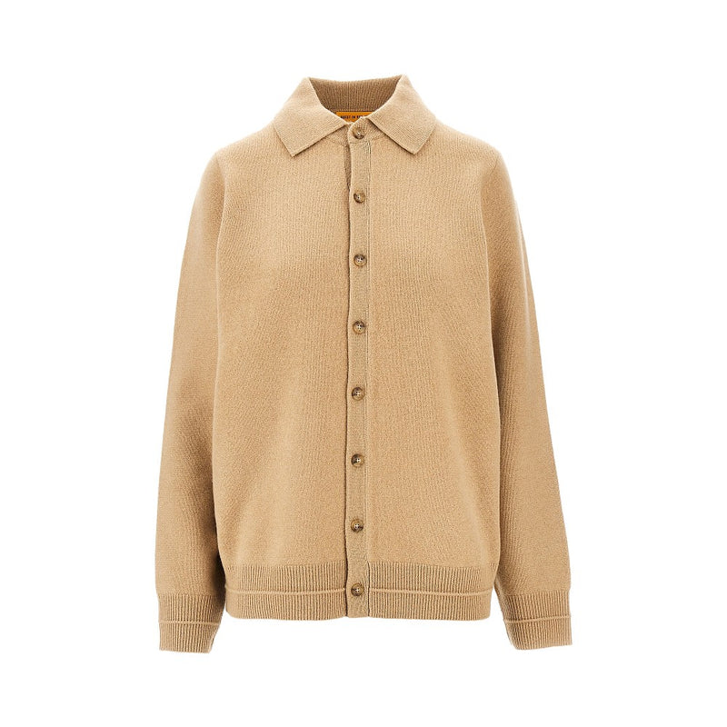 Guest In Residence Guest In Residence Plaza Knitted Shirt Beige - World Class Fashion