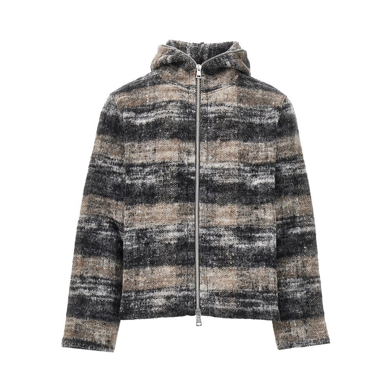 Our Legacy Our Legacy Check Wool-blend Full-zip Hoodie Multicolor - World Class Fashion