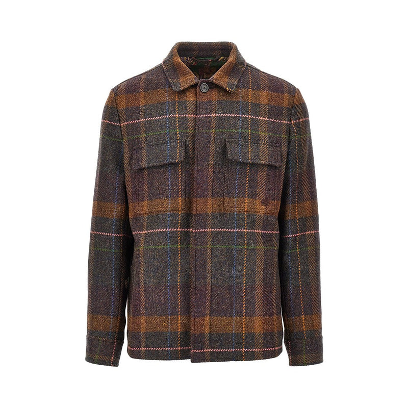 Etro Etro Cashmere Wool Overshirt Multicolor - World Class Fashion