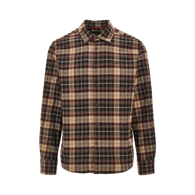 MC2 Saint Barth MC2 Saint Barth Après Ski Embroidery Check Shirt Brown - World Class Fashion
