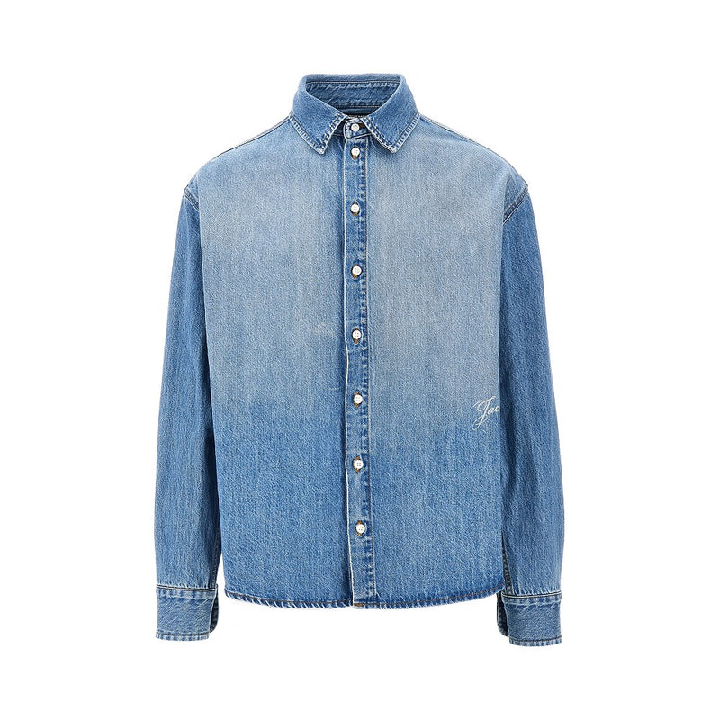 Jacquemus Jacquemus Simon Denim Shirt Blue Men - World Class Fashion