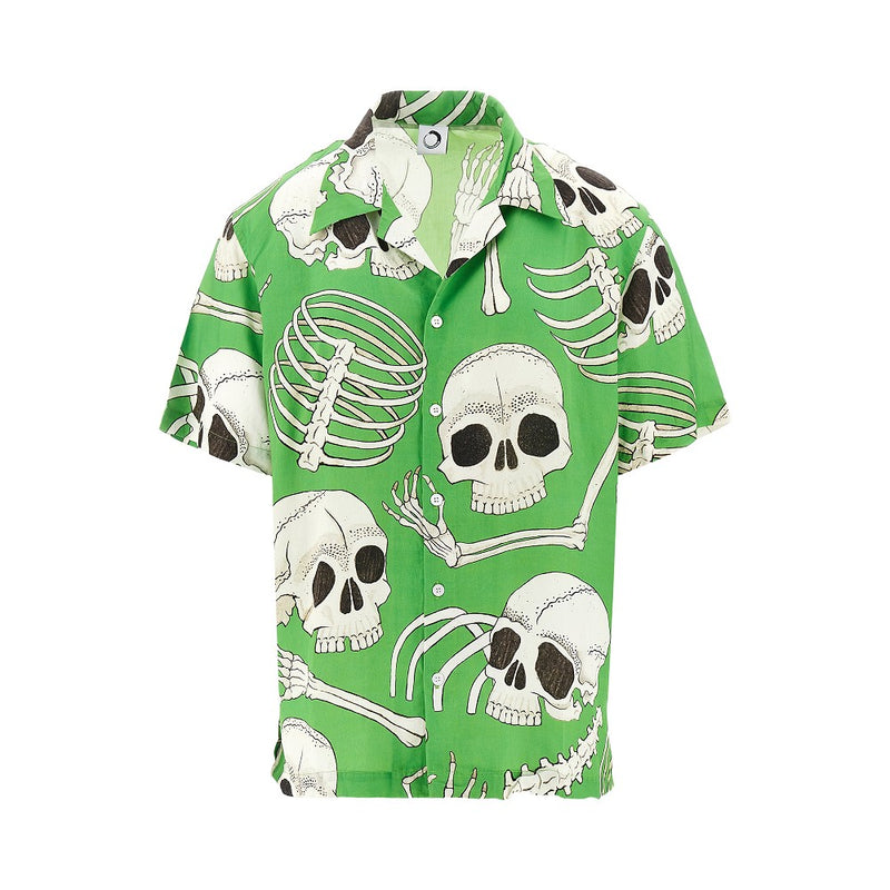Endless Joy Endless Joy Skeleton Modal Shirt Green - World Class Fashion