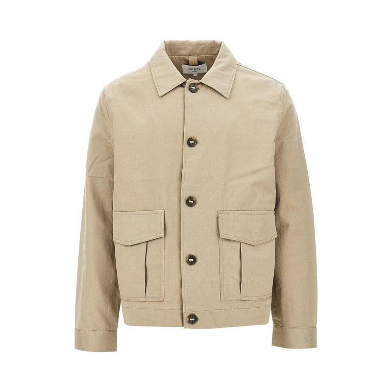 Wax London Wax London Strand Twill Jacket Beige - World Class Fashion