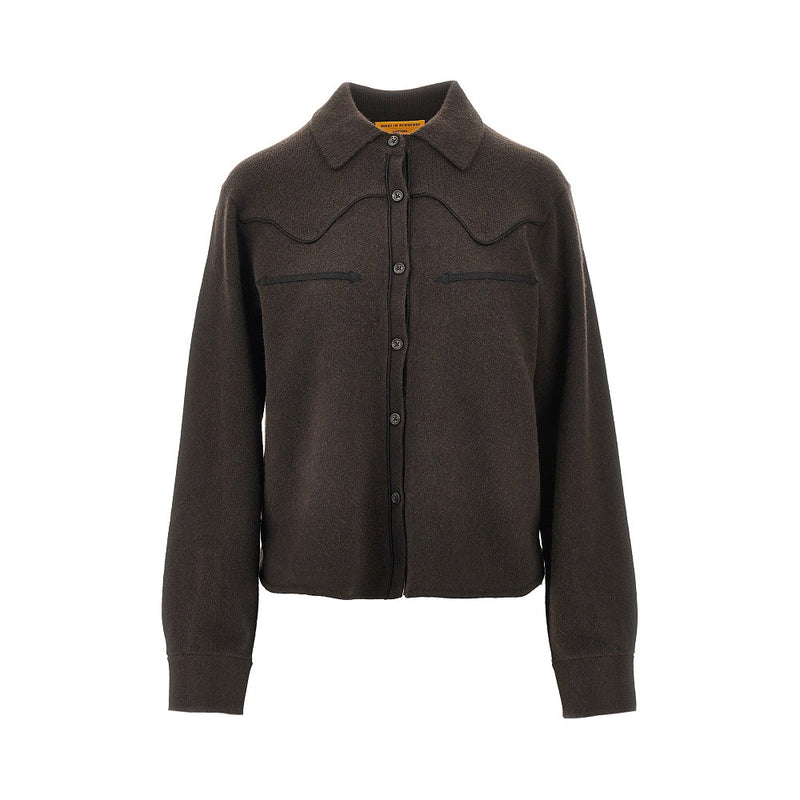Guest In Residence Guest In Residence Cashmere Western Shirt Brown - World Class Fashion
