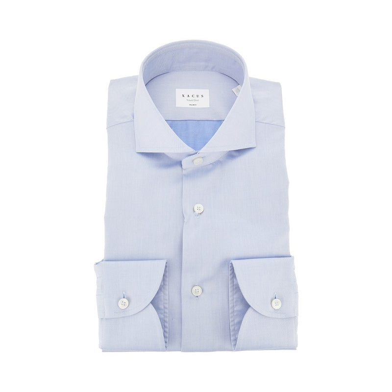 Xacus Xacus Cotton Tailor Fit Travel Shirt White - World Class Fashion