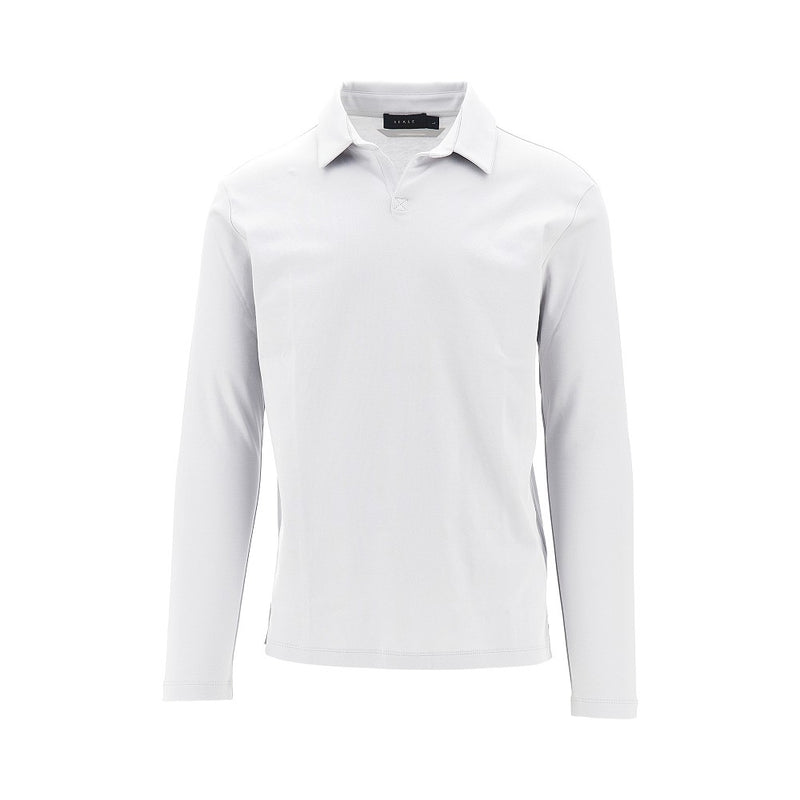 Sease Sease Supima Jersey Polo Shirt Grey Men - World Class Fashion