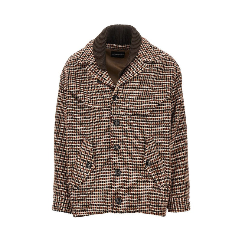 Emporio Armani Emporio Armani Knitted Caban Multicolor Men - World Class Fashion
