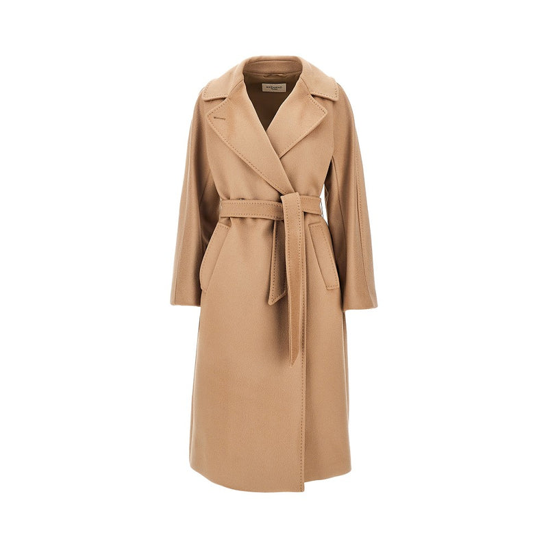 Max Mara Weekend Max Mara Weekend Midi Cloth Coat Beige Women - World Class Fashion