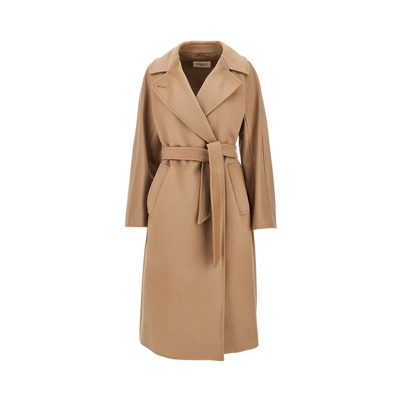 Max Mara Weekend Max Mara Weekend Midi Cloth Coat Beige Women - World Class Fashion