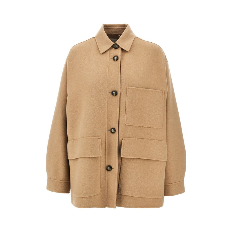 Max Mara Weekend Max Mara Weekend Virgin Wool-blend Cloth Jacket - World Class Fashion