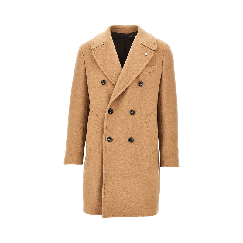 Luigi Bianchi Luigi Bianchi Dream Camelwool Coat Beige - World Class Fashion