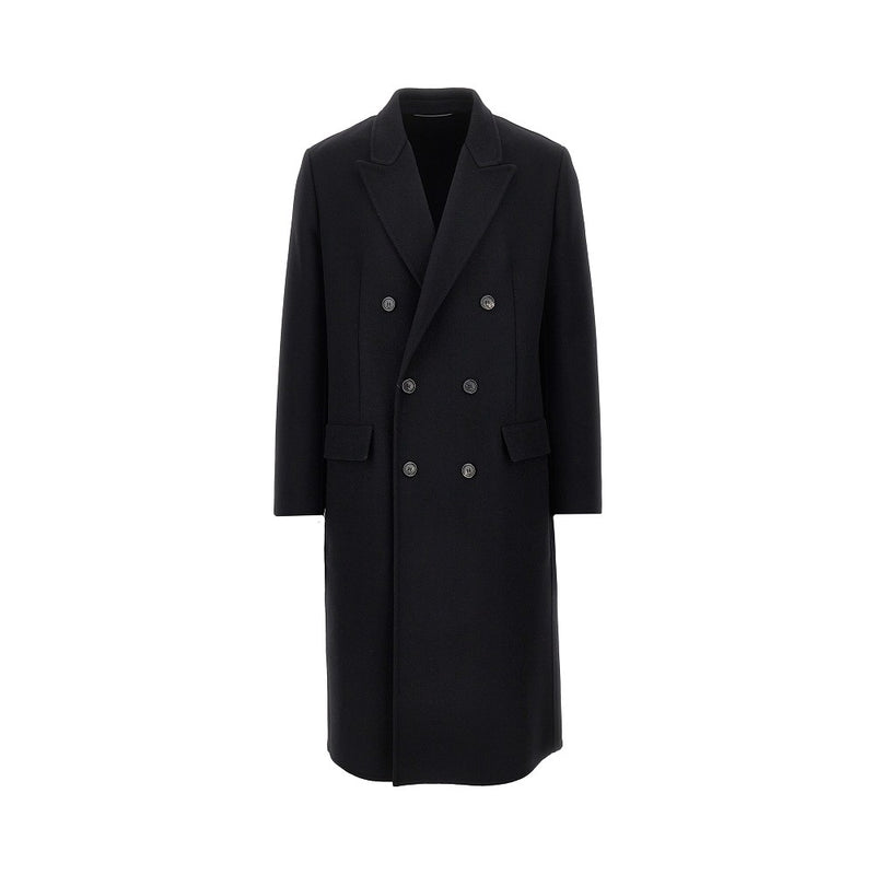 Saint Laurent Saint Laurent Double Wool Felt Coat - World Class Fashion