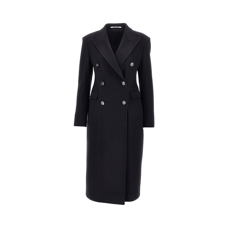 Tagliatore Tagliatore Meriel Double-breasted Coat Blue - World Class Fashion