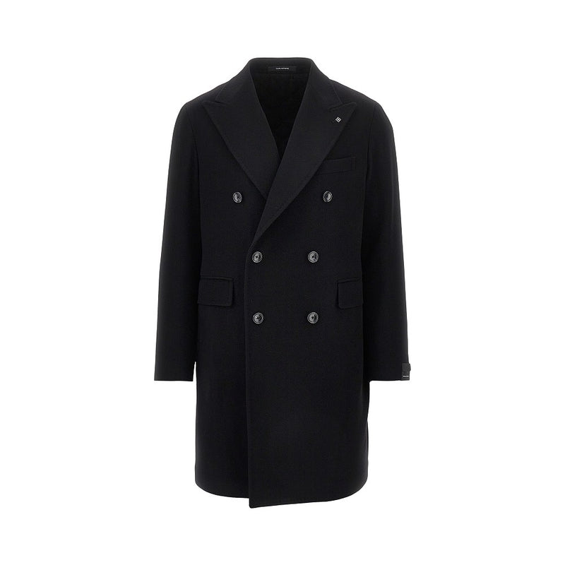 Tagliatore Tagliatore Double-breasted Wool And Cashmere Coat - World Class Fashion