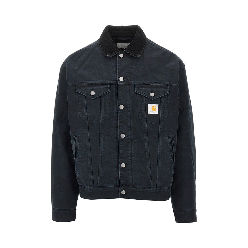 Carhartt WIP Carhartt WIP Canvas Trucker Jacket Black - World Class Fashion