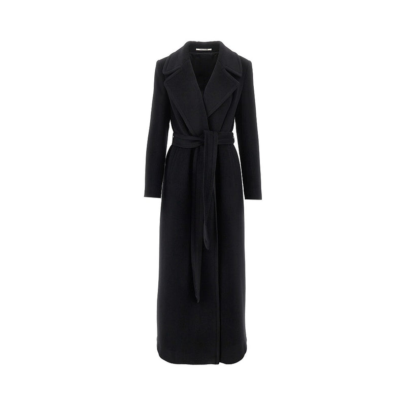 Tagliatore Tagliatore Wool Long Coat Black Women - World Class Fashion