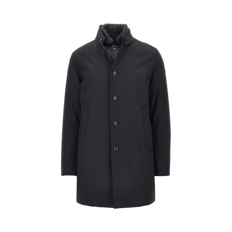 Duno Duno 'Palladium' Padded Stretch Nylon Coat - World Class Fashion
