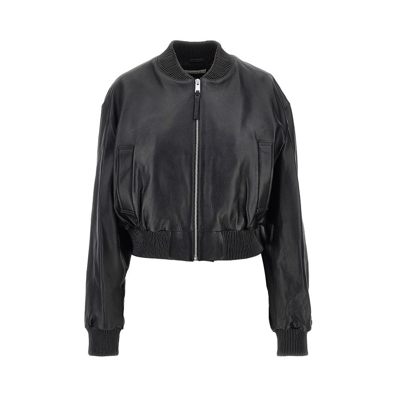 Arma Arma 'Hannan' Leather Bomber Jacket - World Class Fashion