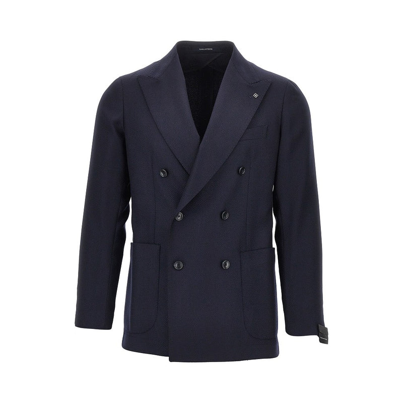 Tagliatore Tagliatore Virgin Wool Double-breasted Jacket - World Class Fashion