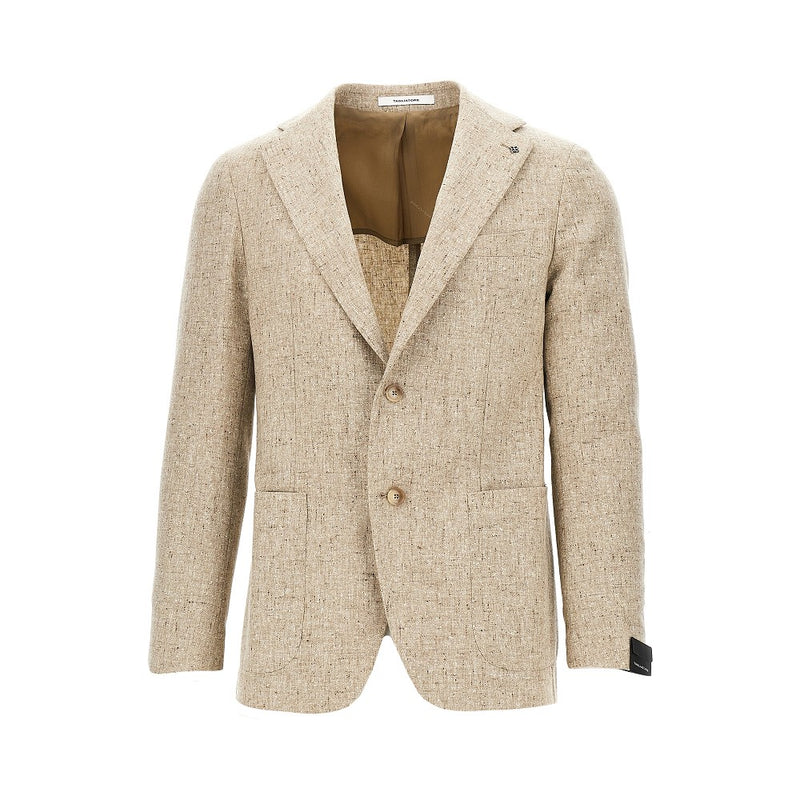Tagliatore Tagliatore Mouliné Virgin Wool Single-breasted Jacket - World Class Fashion