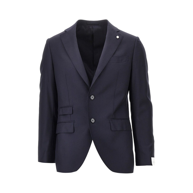 Luigi Bianchi Luigi Bianchi Super 110's Wool Jacket Blue Men - World Class Fashion