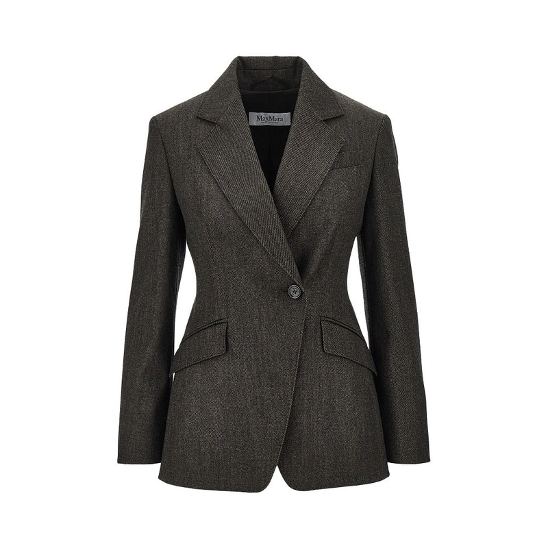 Max Mara Max Mara Virgin Wool Double-breasted Jacket - World Class Fashion